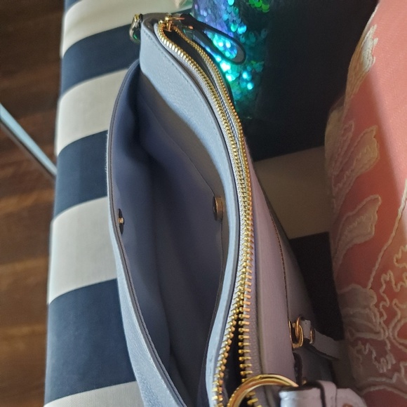 Light Blue Merona Cross Bag - Picture 5 of 5